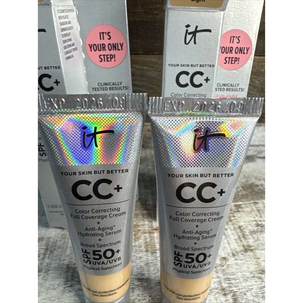 IT Cosmetics CC Cream Light 12ml - Set of 2 | MSRP = $38 - Picture 7 of 7
